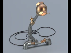 パイプ継手ランプ 3Dモデル