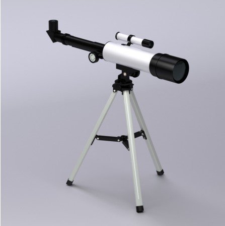 telescope 3D 모델 .c4d .max .obj .3ds .fbx .stl .blend 