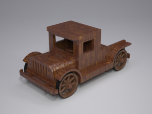 truck toy vintage 3D Model