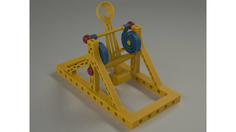 catapult toy 2 3D Model .c4d .max .obj .3ds .fbx .stl .blend 