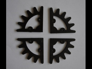 gear quarter decoration 3D Модель