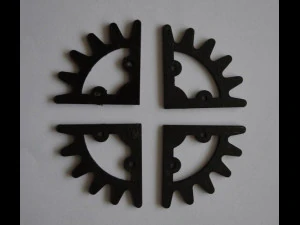 gear quarter decoration 3D Model