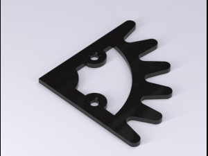 gear quarter decoration 3D Модель