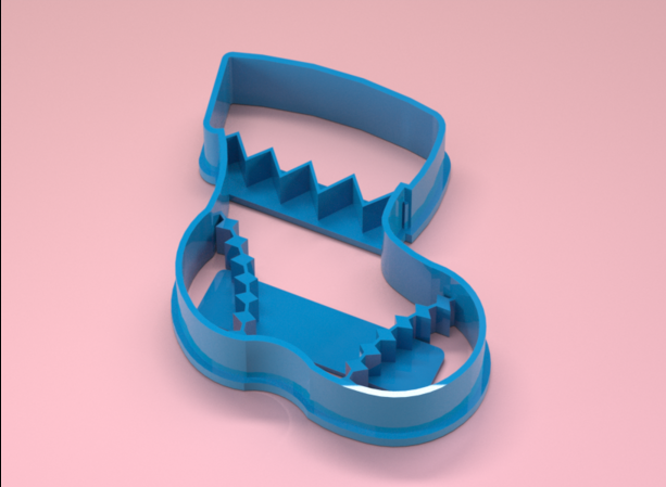 christmas boot cookie cutter 3D Baskı Modeli .c4d .max .obj .3ds .fbx .stl .blend 