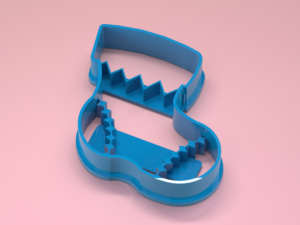 christmas boot cookie cutter 3D 프린트 모델