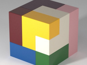 soma cube puzzle 3D Model