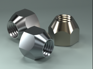 din 74361 fastener nut bolt 3D Model