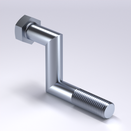 special screw for transferred holes 3D 모델 .c4d .max .obj .3ds .fbx .stl .blend 