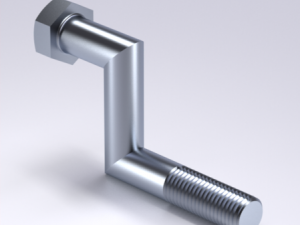 special screw for transferred holes 3D Model