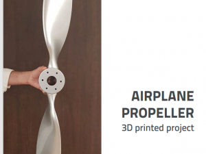 3d printed propeller as ceiling lamp Modèles 3D en vedette