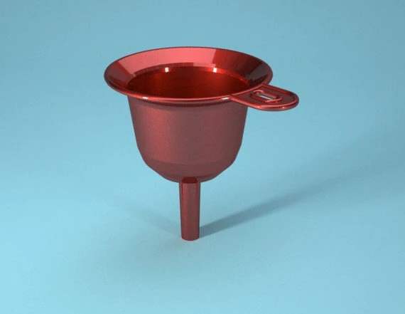 воронка 3D Модель .c4d .max .obj .3ds .fbx .stl .blend 