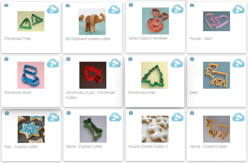 cookie cutters 3D Print Model .c4d .max .obj .3ds .fbx .stl .blend 