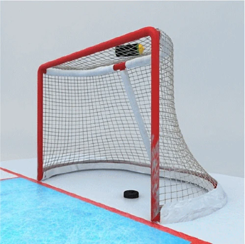 hockey goal 3D Model .c4d .max .obj .3ds .fbx .stl .blend 