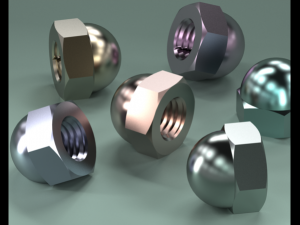 bolt din 1587 Model 3D