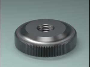 M10 DIN 467 bolt Model 3D