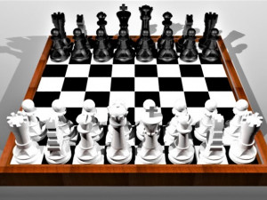 Chess board 3D Model