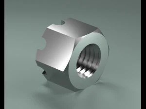 Porca sextavada DIN 935 M8 Modelo 3D