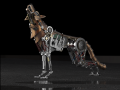 Wolf mechanical robot 3D Print Models