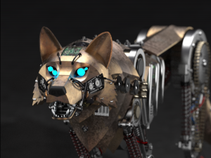 Wolf mechanical robot 3D Принт Модель