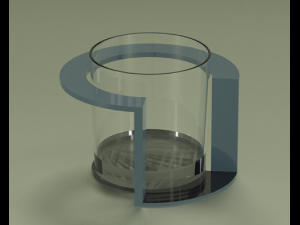 Glass holder Model 3D