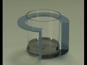 Portabicchiere Modello 3D