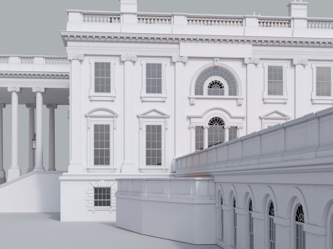 The White House 3D Model