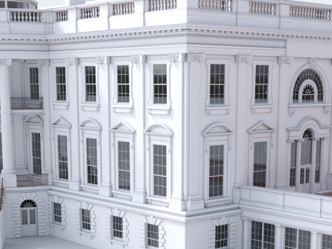 The White House 3D Model