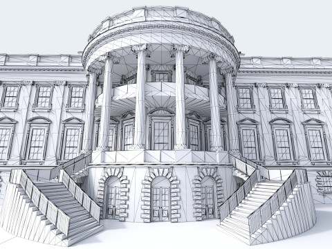 The White House 3D Model