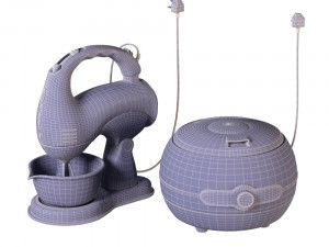 fantasy mixer and cake maker set Modello 3D