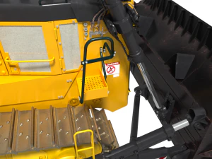 komatsu d375a-8 crawler dozer 3D Model