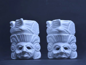 wooden mayan mask 3D Print Model