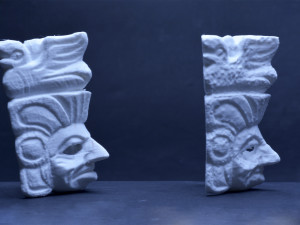 wooden mayan mask 3D Принт Модель