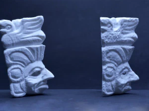 wooden mayan mask 3D Print Model