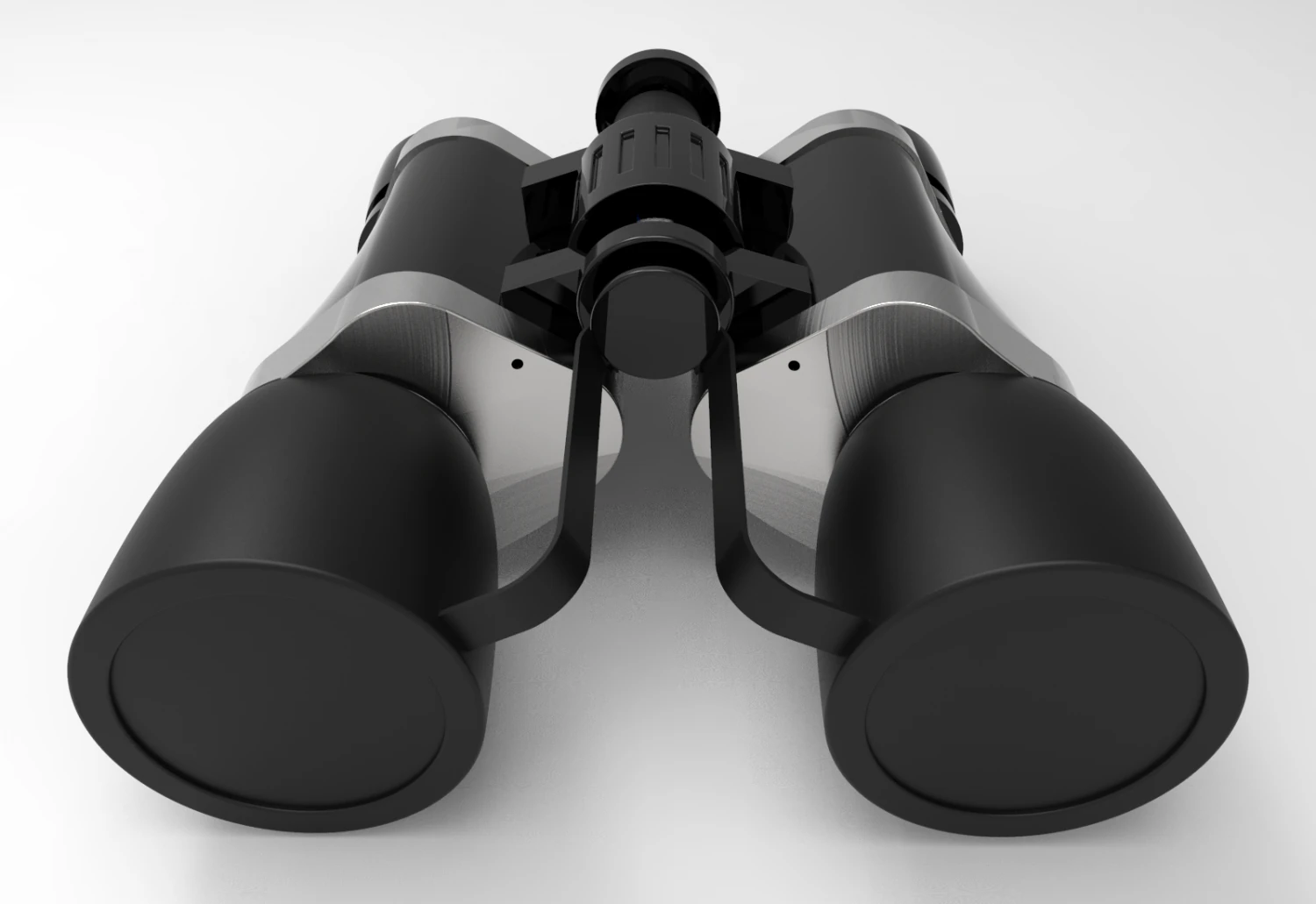 binocular with lens plugs 3D Model .c4d .max .obj .3ds .fbx .stl .blend 