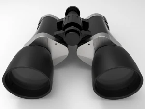binocular with lens plugs 3D Model