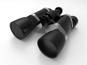 binocular with lens plugs 3D Model