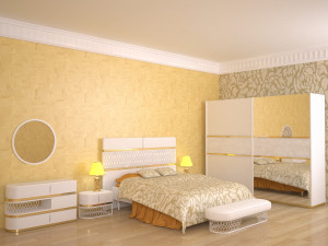 bedroom set 01 3D 모델