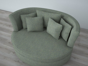 sofa01 3D 模型