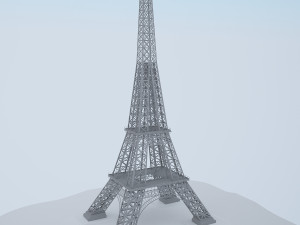 eiffel tower 3D Model