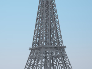 eiffel tower 3D Model