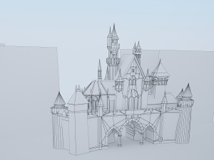 castle for game 3D मॉडल