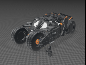LEGO BATMOBILE TUMBLER 76240 Model 3D
