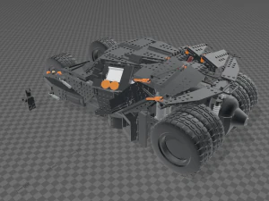LEGO BATMOBILE TUMBLER 76240 3D Model