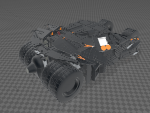 LEGO BATMOBILE TUMBLER 76240 Model 3D