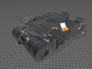 LEGO BATMOBILE TUMBLER 76240 3D Model