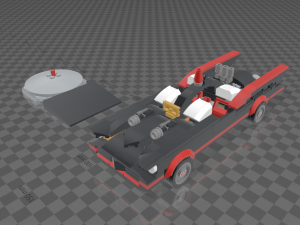 LEGO DC SUPER HEROES BATMOBILE 76188 2021 3D मॉडल
