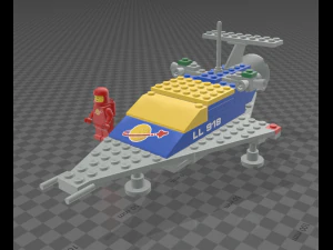 LEGO SPACE TRANSPORT LL918 1979 3D Model