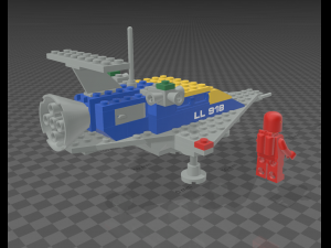 LEGO SPACE TRANSPORT LL918 1979 Modelo 3D