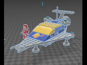 LEGO SPACE TRANSPORT LL918 1979 3D Model