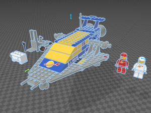 LEGO SPACE CRUISER LL924 1978 3D Model